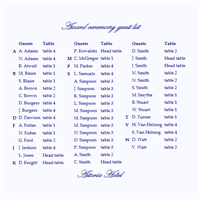 guest lists