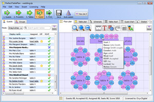 Windows table plan software - click to enlarge/shrink